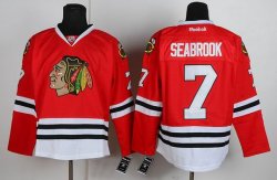 Reebok Chicago Blackhawks SEABROOK 7# red new Jersey