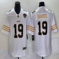 Nike 49ers #19 Deebo Samuel white Color Rush Limited Jersey 75th -BD