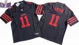 San Francisco 49ers 11# Brandon Aiyuk black Nike Vapor F.U.S.E. Limited Jersey