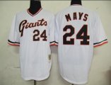 San Francisco Giants 24 Mays White MLB Jersey