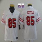 Youth 49ers #85 George Kittle nike white Color Rush Limited Jersey