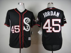 2015 Chicago White Sox #45 Jordan black baseball mlb Jersey