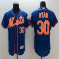 2016 New York Mets #30 Nolan Ryan blue Flexbase Authentic Collection Jersey