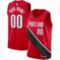 Customized Portland Trail Blazers red basketball jerseys