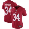 Women Giants #34 Shane Vereen Nike red Color Rush Limited Jersey