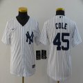 Youth Nike New York Yankees #45 Luke Voit white majestic baseball jerseys