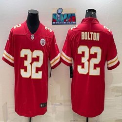 2023 Super Bowl Nike Kansas City Chiefs #32 Nick Bolton red Color Rush Limited Jersey-BD