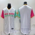 Nike San Diego Padres blank white red green Flexbase Authentic Collection Jersey-BD