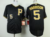 Pittsburgh Pirates Josh Harrison 5# black mlb jersey