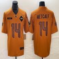 Nike Seattle Seahawks #14 D.K. Metcalf 2023 Brown Salute To Service Limited Jerseys