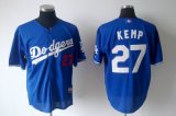 Los Angeles Dodgers 27 Matt Kemp MLB Blue Jerseys