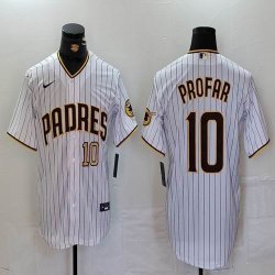 Nike San Diego Padres #10 Jurickson Profar white majestic mlb Jerseys-BD 01