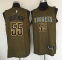 Denver Nuggets 55# Dikembe Mutombo Green nike nba jersey