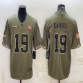 2022 Nike 49ers #19 Deebo Samuel Salute to Service Retired Limited Jersey-BD