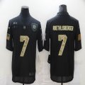 Nike Pittsburgh Steelers #7 Ben Roethlisberger Black Camo Salute To Service Limited Jersey-BD