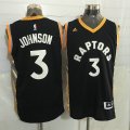 Toronto Raptors #3 Joe Johnson black Stitched NBA Jerseys