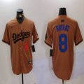 Nike Los Angeles Dodgers #8 Kobe Bryant majestic baseball jerseys Joint Name 02