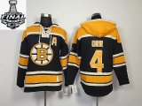 2013 NHL Stanley Cup Boston Bruins #4 Bobby Orr Black Jersey