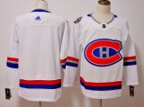 Adidas Montreal Canadiens blank white nhl hockey jerseys 100th