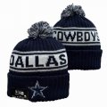 2024 Dallas Cowboys dark blue white NFL Sports Cuffed Knit Hats