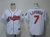 MLB Jerseys Cleveland Indians 7 Laporta White