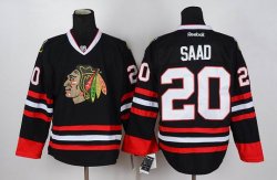 Reebok Chicago Blackhawks SAAD 20# black nhl Jersey