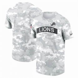 Detroit Lions Nike Arctic Camo 2024 Salute To Service Performance T-Shirt