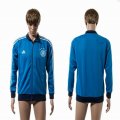 2015 Germany blue soccer jacket