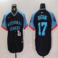 National League Shohei Ohtani Nike Navy 2024 MLB All-Star Game Limited Player Jersey 05