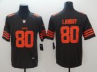 Cleveland Browns #80 Jarvis Landry Brown Nike Color Rush Limited Jersey