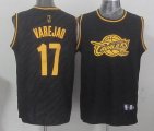 Cleveland Cavaliers #17 Anderson Varejao Black Precious Metals Fashion Stitched NBA Jersey