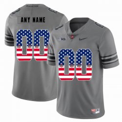 Custom Ohio State gray College Football Limited Jersey