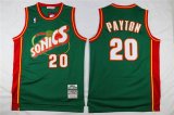 2016 Seattle SuperSonics #20 Gary Payton green throwback NBA Jerseys