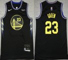 Nike Golden State Warriors #23 Draymond-Green black nba basketball jerseys city version-XD