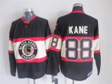 Chicago Blackhawks #88 Patrick Kane black nhl hockey jersey