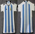 2022 World Cup Argentina thailand version blue black soccer Jerseys home-GD