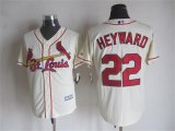 St.Louis Cardinals #22 Jason Heyward Cream New Cool Base Stitched Baseball Jersey