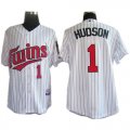 Minnesota Twins 1# Hudson White MLB Jerseys