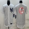 Nike New York Yankees blank white Flexbase Authentic Collection Jersey-BD