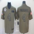 Dallas Cowboys #4 Dak Prescott Nike Camo 2019 Salute to Service Limited Jersey