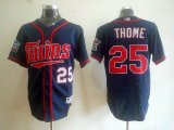 Minnesota Twins 25# Jim Thome Blue Baseball Jerseys