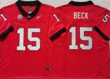 Georgia Bulldogs #15 Carson Beck red college football jersey-PNS