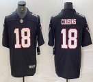 Nike Atlanta Falcons #18 Kirk Cousins black Color Rush Limited Jersey-BD