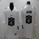 Nike Oakland Raiders #28 Josh Jacobs White fashion Color Rush Limited Jersey-BD