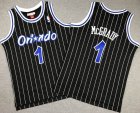 Youth Orlando Magic #1 Tracy Mcgrady black Throwback basketball jersey-XD