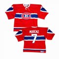 Howie Morenz Jersey 7 Red Home CH Throwback Montreal Canadiens Jerseys