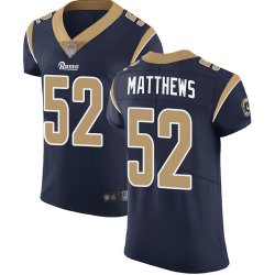 Youth Nike Rams #52 Clay Mathews dark blue Color Rush Limited Jersey