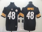 Pittsburgh Steelers #48 Bud Dupree black Nike Color Rush Limited Jersey-BD