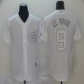 Chicago Cubs #9 El Mago white majestic mlb baseball jersey Nickname version