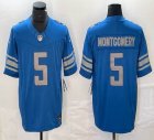 Detroit Lions #5 David Montgomery Nike Vapor F.U.S.E. Limited Jersey 03